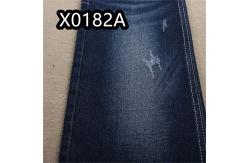 China 10Oz TR Cotton Polyester Spandex Denim Fabric Dark Blue Shade supplier