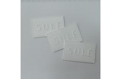 China BV Approved Silicone 3D Embossed Custom Sew On Logo Patches PVC Badge supplier