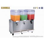 Automatic Frozen Beverage Dispensers With High Capacity For Fruit Juice 9L×3 for sale