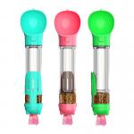 China 4 In 1 500ml Dog Travel Water Bottles Leak Proof Dog Water Food Dispenser for sale
