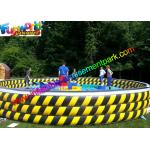 Crazy Sports Inflatable Wipeout Eliminator , Wipe Out Mechanical Games for 6 Person for sale