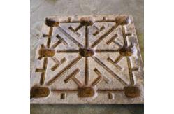 China 240 Pcs Per Day Palm Tree Leaves Pressed Pallet Making Machine supplier