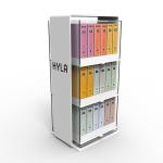 Retail Store Vape Display Stand Countertop Acrylic Display Stand With Pushers Cigarette Showcase for sale