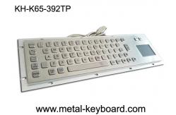 China Water proof Industrial Keyboard with Touchpad , Metal Panel Mount Ip65 Keyboard supplier