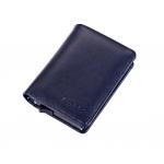 Classic And Sophisticated PU/Aluminum Card Holder Wallet Organizes 8-10 Cards With Magnet Closure for sale