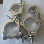 50mm-60mm Silver Aluminum Clamps Foldable Truss Clamps Corrosion Resistant for sale