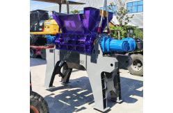 China Compact Scrap Metal Shredder Waste Metal Crushing Double Shaft Shredder Machine supplier