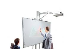 China Infrared Finger Interactive Electronic Whiteboard 82 Inch Electronic Smart Whiteboard supplier