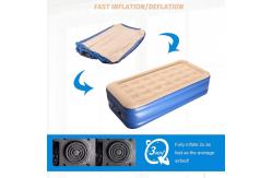 China Amazing Blow Up Air Bed Automatic Electric Inflatable Bed For Sleeping supplier