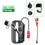 16/32A Portable Charging Station Type 2 GB/T Plug 3.5kW 7kW Smart Home EV Charger for sale