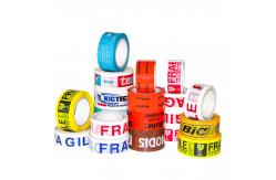China Personalised Design White Printed BOPP Custom Logo Packaging Adhesive Tape supplier