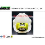 Hard Hats LED Miners Cap Lamp IP68 6.8Ah Battery Capacity With OLED Screen for sale