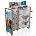 Eagle Creek Travel Gears Display Metal Rack For Diverse Travelers for sale