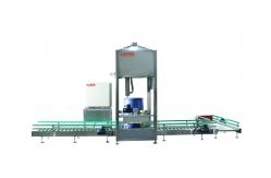 China Hot Sale Semi Automatic IBC Filling And Capping Machine For Liquid supplier