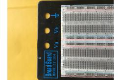China Student DIY Transparent Soldered Breadboard 1660 Points 2 Terminal Strip supplier