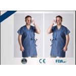 Non Woven Disposable Isolation Gown , Hygienic Disposable Protective Coveralls for sale