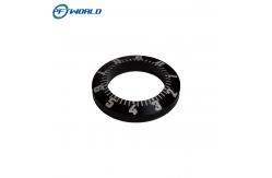 China OEM CNC Turning Machining Parts Laser Engraving Black Anodizing Aluminum Parts supplier