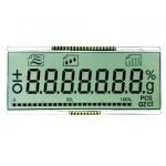 Monochrome TN LCD Display 7 Segment 4 Digit Alphanumeric With Waterproof Connector 18 Pin for sale