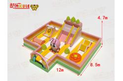 China Children Animals Park Inflatable Castles Customized With Games supplier