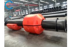 China Cylindrical PE PU Dredging Pipe Floats For Marine Applications supplier