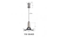 China Black Plated Art Wire Hanging Display Systems For Art Exhibition YW86466 supplier