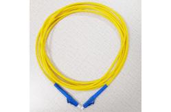 China LC APC LC UPC OS2 Single Mode Fiber Optic Cable supplier
