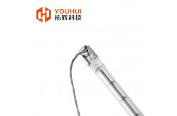 China SHC100731 Clear Quartz 8-14mm Sk17 Base Halogen Heater Tube Infrared Emitters supplier