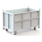 Movable Steel Stillage Cage Basket With Casters OEM ODM for sale