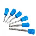 Carbide Milling Cutter Tool CNC Corn Teeth PCB End Mill For Woodworking for sale