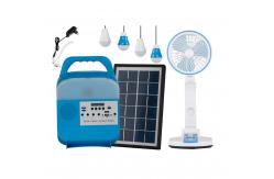 China Lithium Battery Solar MP3 Mini Home Lighting System With Radio supplier