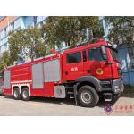 6x4 Drive Lengthen Cab Foam Tender Fire Truck With 11000kg 276kw Engine for sale