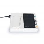 High resolution digital 12 channel portable ECG machine with LCD display for sale