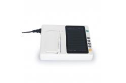 China High resolution digital 12 channel portable ECG machine with LCD display supplier