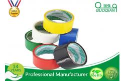 China Stable 48mm Red PVC Packing Tape , Light Weight Custom Printed Parcel Tape supplier