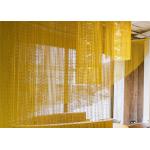 Ceiling Decoration Aluminum Chain Link Curtains Golden Color for sale