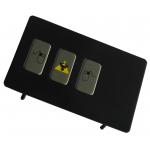 Industrial explosion proof bank black 3 key metal keypad with USB interface