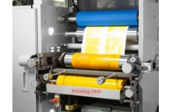 China 310mm Printing Width Roll To Roll Flexo Printing Machine With Rotary Die Cutting supplier