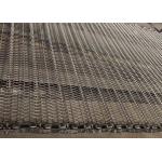 Smooth Surface Chain Mesh Conveyor Belt 304 Stainless Steel For Ceramic Conveying for sale