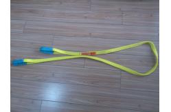 China 1 Inch Duplex Webbing Sling , Polyester Webbing Lifting Slings With Orange Label supplier