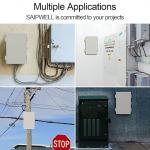 Electrical Projects Outdoor Junction Box Abs Plastic Enclosure Ip67 Wall Mount Bracket