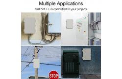 China Electrical Projects Outdoor Junction Box Abs Plastic Enclosure Ip67 Wall Mount Bracket supplier