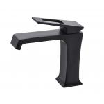 bathroom Black Waterfall Mixer Taps Ceramic Valve Desk Mounted