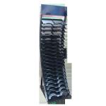 575mm Length 700mm Width Tile Sample Display Rack , Ceramic Tile Display Racks Black for sale
