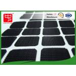 Black Color Nylon Square Adhesive Patches With Round Corner for sale