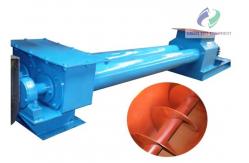 China Large Capacity Double Shafts Feed Screw Conveyor For Gypsum 40m Length supplier