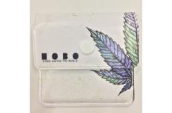 China PVC EVA Aluminum Foil Reusable Pocket Ashtray Pouch Button Closure supplier