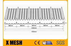 China 2000mm Length Expanded Galvanized Metal Rib Lath Heavy Duty ASTM A924 Standard supplier