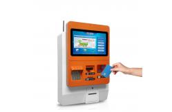 China Space Saving Wallmount Touchscreen Kiosk 11 - 21 LCD Landscape Display supplier