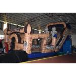 Egyptian Pharaoh Themed Commercial Inflatable Water Slides Long And High For 3 - 15 Years Old Children for sale