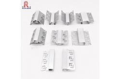 China Angle Aluminium LED Strip Light Profile 0.8mm Thickness Sandblasting Finish supplier